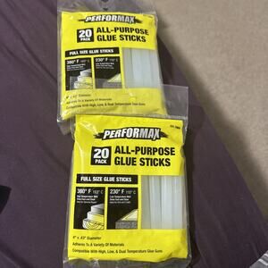 20 Pack All-Purpose Hot Glue Sticks High Low & Dual Temperature Compatibility
